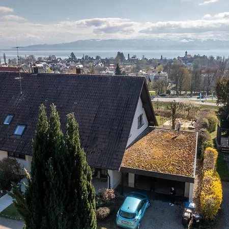 아파트 Ferienwohnung Mit Panoramablick, Bodensee U. Alpen